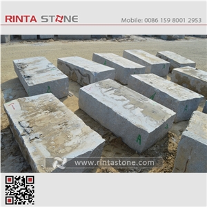 Rosa Beta Barry White G623 Granite Blocks Boulders Quarry Rocks