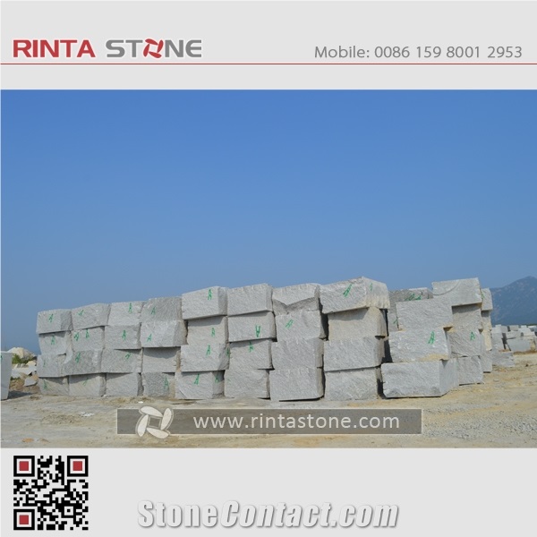 Rosa Beta Barry White G623 Granite Blocks Boulders Quarry Rocks