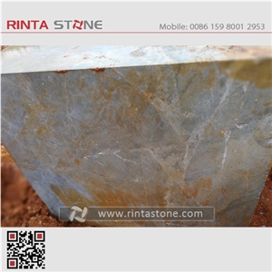 Silver Sable Marble Block Hunan Grey Cheap Quarry Rock Big Blocks