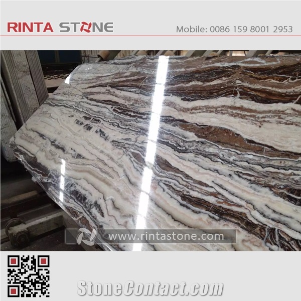 White Wooden Zebra Onyx, China Wooden Timber Vein Onyx Slabs