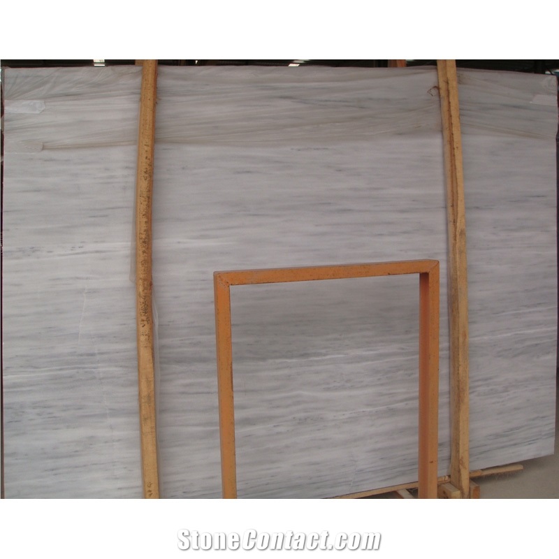 Kavala Semi Grey Vein Seamless Greece White Marble Tiles