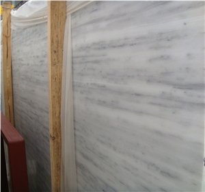 Kavala Semi Grey Vein Seamless Greece White Marble Tiles