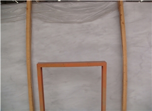 Kavala Semi Grey Vein Seamless Greece White Marble Tiles