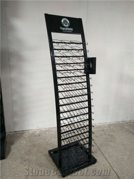 Quartz Stone Sample Tower Display Rack