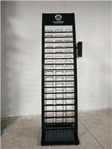 Quartz Stone Sample Tower Display Rack