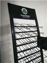 Quartz Stone Sample Tower Display Rack