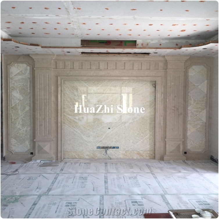Beige Marble Stone Color Marble Flooring Border Designs for Hall