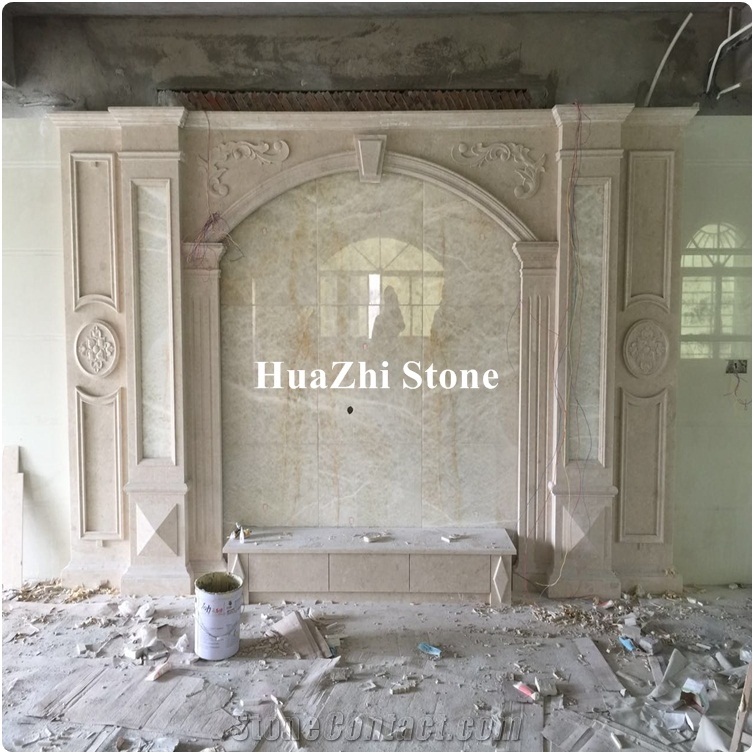 Beige Marble Stone Color Marble Flooring Border Designs for Hall