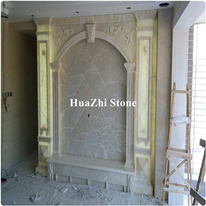 Beige Marble Stone Color Marble Flooring Border Designs for Hall