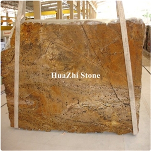 Caribbean Sunshine Golden Fantasy Yellow Granite Kitchen Bar Top Price