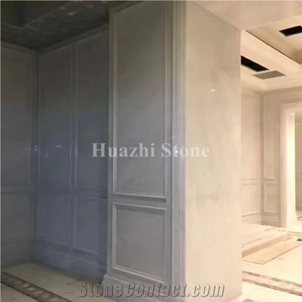 Carrara White/Bianco/Italian/Wall Covering /Hotel Floor/Tv Set