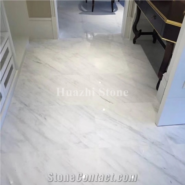 Carrara White/Bianco/Italian/Wall Covering /Hotel Floor/Tv Set