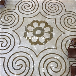 China Manufacturers Modern New Style Barcelona Gold Colors Marble