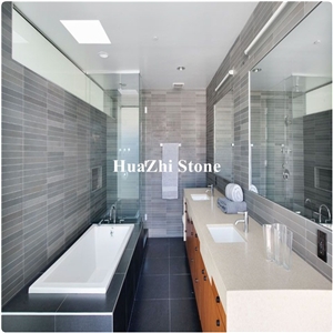 Hotel Projects Pure Solid Color Quartz Stone Countertops Sale