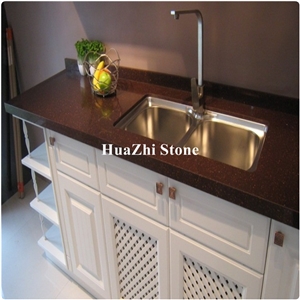 Hotel Projects Pure Solid Color Quartz Stone Countertops Sale