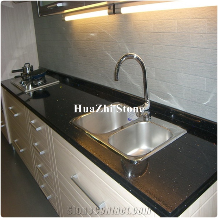 Hotel Projects Pure Solid Color Quartz Stone Countertops Sale