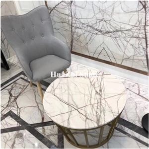 Indonesia Elizabeth Beige Marble Exterior Wall Cladding and Tabletop