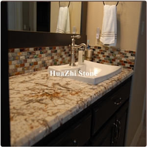 Luxury Stone Crema Delicatus White Granite Of Yellow Pattern for Tops