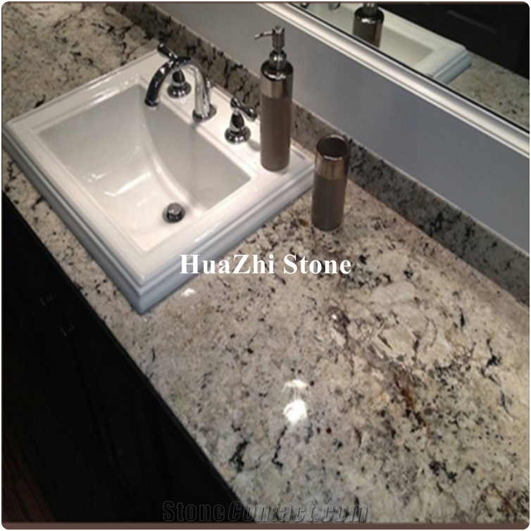 Luxury Stone Crema Delicatus White Granite Of Yellow Pattern for Tops