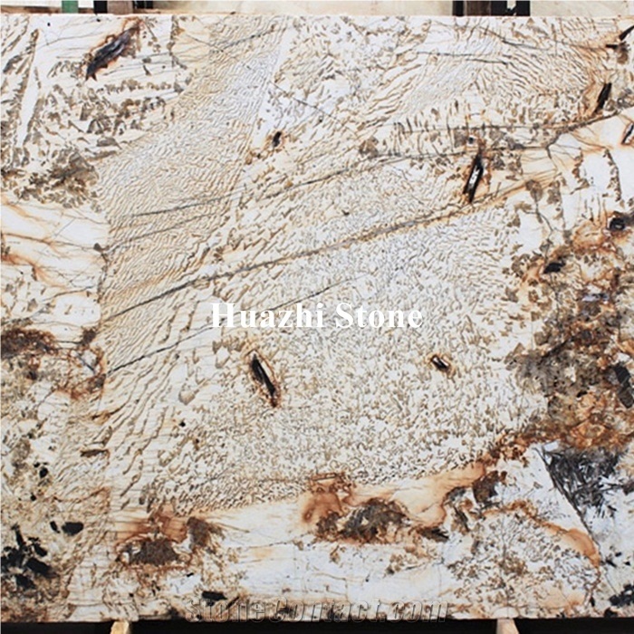 Luxury Stone Crema Delicatus White Granite Of Yellow Pattern for Tops