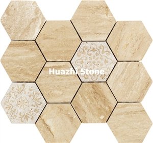Marble Mosaictiles/Bathroom Mosaicflooring Mosaic /Bath Renovation