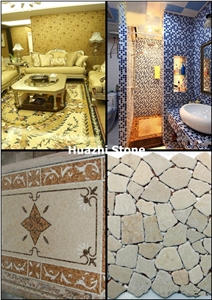 Marble Mosaictiles/Bathroom Mosaicflooring Mosaic /Bath Renovation