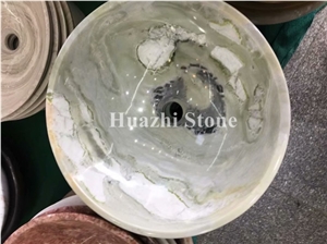 Marble Round Sinks for Bathroon, Oval Basins for Vanity, Square Sinks