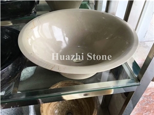 Marble Round Sinks for Bathroon, Oval Basins for Vanity, Square Sinks