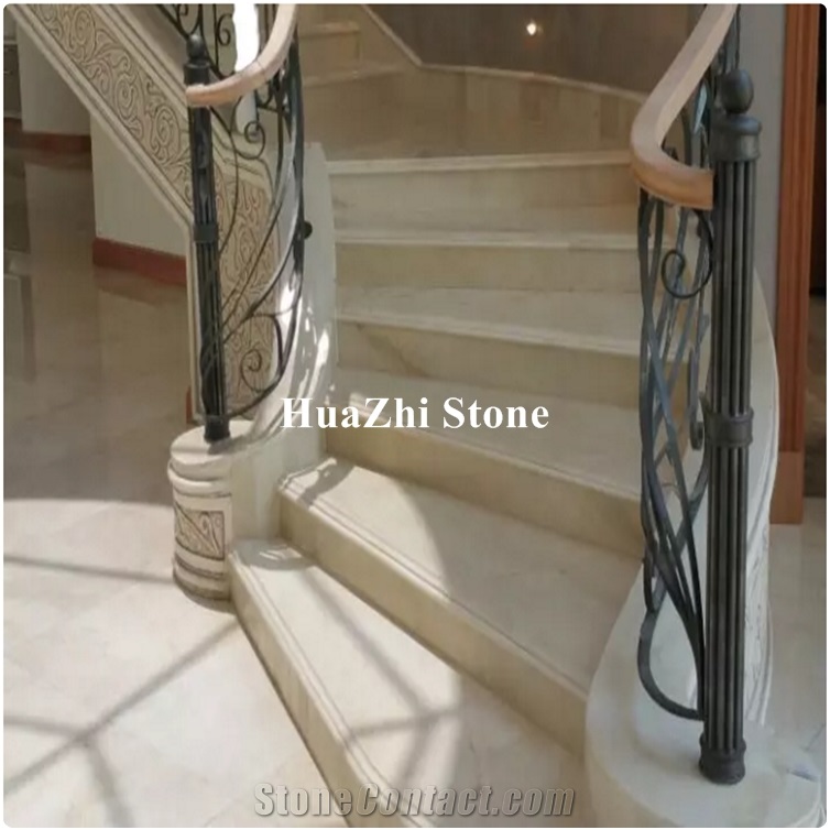 Marble Stair Treads and Risers Tile Stair Bullnose and Riser Threshold