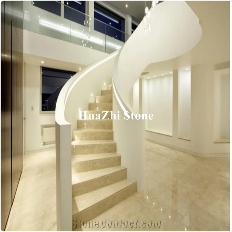 Marble Stair Treads and Risers Tile Stair Bullnose and Riser Threshold
