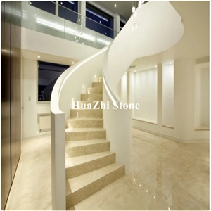 Marble Stair Treads and Risers Tile Stair Bullnose and Riser Threshold