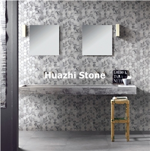 Natural Marble Mosaic Tiles/Pool Mosaic/Bathroom Mosaic/Bar Mosaic