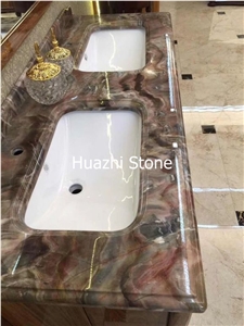 Ollie Red Marble/Kitchen Desk Tops/Bar Top/Customs Countertops