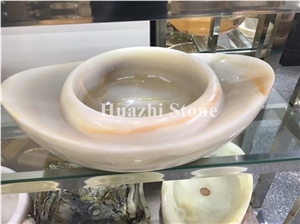 Onyx Sinks for Hotel/ Home Design, Stone Oval Basin, Square Round Sink