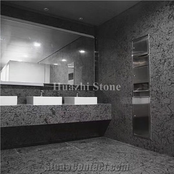 Oracle Wooden/Grey Marble Bar Top,Commercial Counters