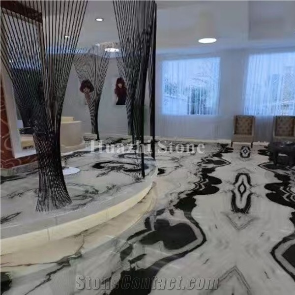 Panda White/ Chiese Marble/ Slabs/Tiles/Walling/Flooring/ Pattern