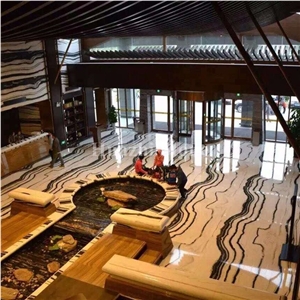 Panda White/ Chiese Marble/ Slabs/Tiles/Walling/Flooring/ Pattern
