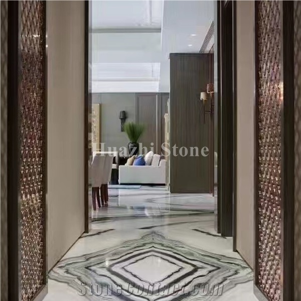 Panda White/ Chiese Marble/ Slabs/Tiles/Walling/Flooring/ Pattern