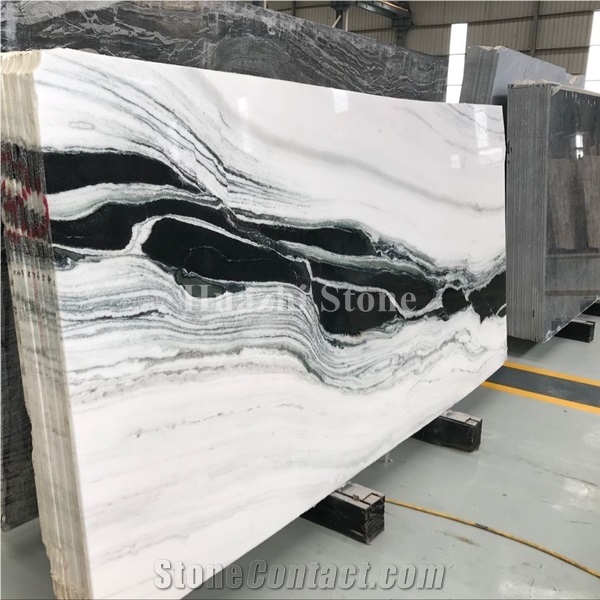 Panda White/ Chiese Marble/ Slabs/Tiles/Walling/Flooring/ Pattern