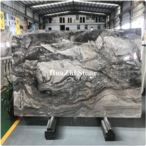 Polished Impression Venice Grey Wood Vein Precut Marble Flooring Tile