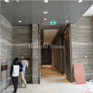 Silver Grey Travertine/Home Decor Design/Travertine/Hotel Project/Wall