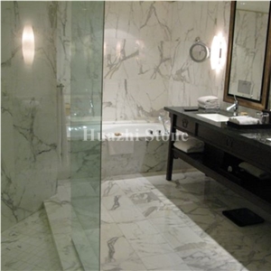 Statuario White Marble/Walls and Floors for Bathrooms/Hotel Projects
