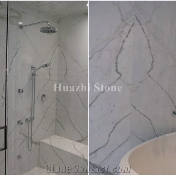 Statuario White Marble/Walls and Floors for Bathrooms/Hotel Projects