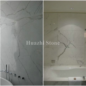 Statuario White Marble/Walls and Floors for Bathrooms/Hotel Projects