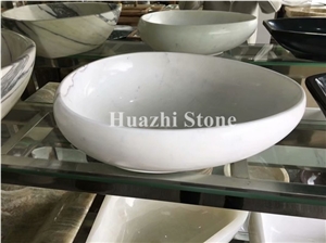 Stone Heart Shape Sinks Hand Wash Bowls Round Basins Marble Oval Sinks