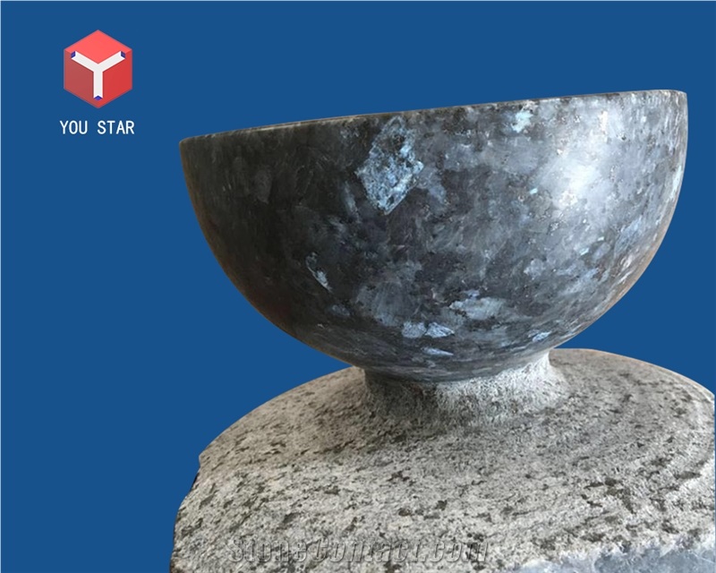Blue Pearl Granite Kitchen Dining Accessories Bowls Cooking Stone Pots