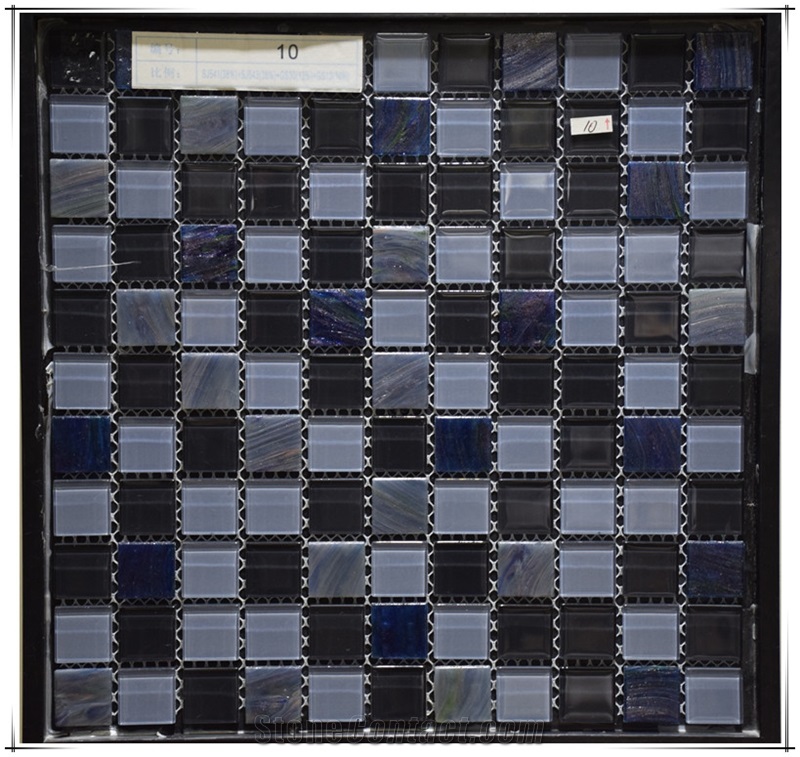 Hot Sale Glass Mosaic Tile for Project Bathroom Kitchen Swimming Pool