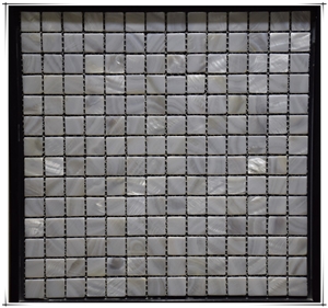 Natural Pearl Shell Mosaic Floor Tile Swimming Pool Bathroom
