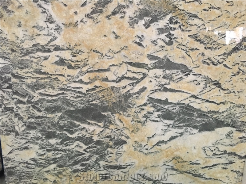 Golden Clouds Marble Tiles & Slabs