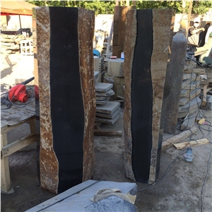 Mongolia Black Basalt Tiles & Slabs